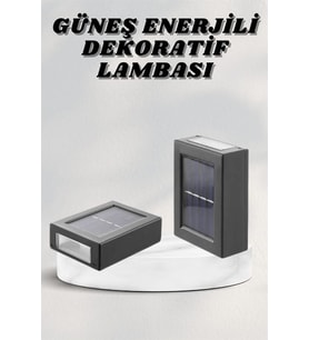 Bahçe Aydınlatması Solar Güneş Enerjili Dekoratik Led Işıklı Lamba