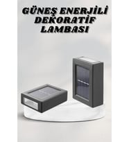 Bahçe Aydınlatması Solar Güneş Enerjili Dekoratik Led Işıklı Lamba