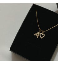 925 ayar gümüş isimli zirkon taşlı kolye