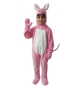 Domuz Kostümü Çocuk Pembe