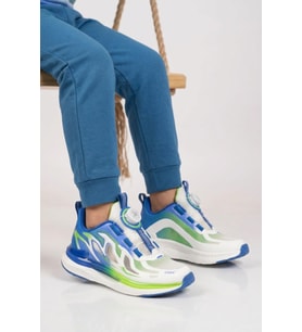 Cool Saks Geniş Kalıp Fileli Hafif Esnek Erkek Çocuk Spor Ayakkabı Zeo F