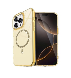 İphone 14 Pro Max Live Diamond Magsafe Kapak - Sarı