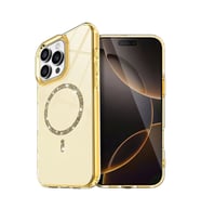 İphone 14 Pro Max Live Diamond Magsafe Kapak - Sarı