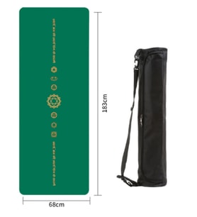 Xtr Fitness Profesyonel Kauçuk Yoga Matı Premium Quality 5 mm (Yeşil)
