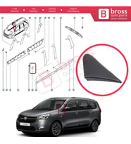 Dacia Lodgy/Dokker Dış Ayna Plastığı  Sol 2011- (Oem No:  638756739R)