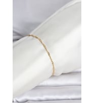 CM 14K Gold Renk Ezme Burgu Zincir Model Kadın Bileklik - TJ-BB8280