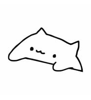 Sevimli Kedi Araba Sticker siyah 15x9 CM (Siyah)