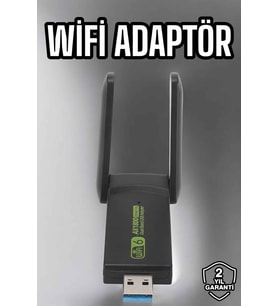 Northcity Çift Bantlı USB Wifi Adaptör - 1200Mbps Dual Band WiFi Çözümü