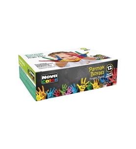 Nova Color Parmak Boyası 12 Renk Parmak Boyası (Karışık)