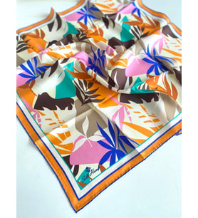 Silk Home Tivil Saf İpek 11406-37 Mavi Karışık Desen