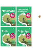 Okyanus 11. Sınıf 40 Seans Matematik Edebiyat Tarih ve Coğrafya 4lü Set + Telefon Standı