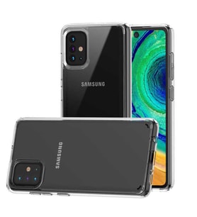 Galaxy A51 Kılıf Zore Coss Şeffaf Sert Silikon Kılıf (Renksiz)