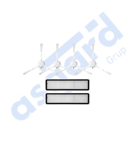 Dreame D9,D9 Max,L10 Pro,D9 Pro Uyumlu 4 Yan Fırça 2 Filtre PKT-iasgf0000137