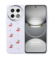 Microsonic TECNO Spark 30 Pro Kılıf PrettyCharm Cherry (Kırmızı)