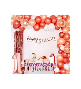 Çıtıpıtıstore 1 Yaş Lüks Balon Zincir Set
