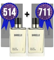 Bargello Parfüm 514 Erkek Oriental 50 ML + 711 Erkek Fresh 50 ML EDP
