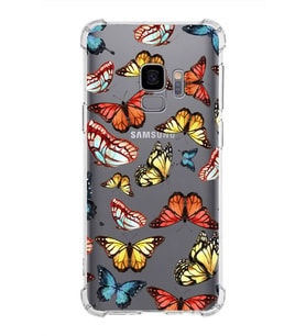 PrintiFy Samsung Galaxy S9 Uyumlu Water Color 2 Baskılı Şeffaf Köşe Korumalı Antişok Kılıf