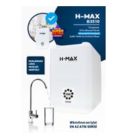 Hmax 15 Aşama 90 Gpd Süper Membranlı 8 Lt Çelik Tanklı Arıtma Cihazı - HmaxB3510
