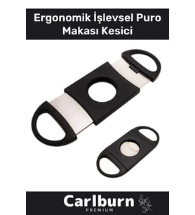Özel Üretim Ergonomik Plastik Tutuş Paslanmaz Çelik Bıçak Zarif Estetik İşlevsel Puro Makası Kesici