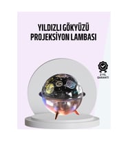 USB Şarjlı Uzay Temalı Işık Projektörü Hava Nemlendirici