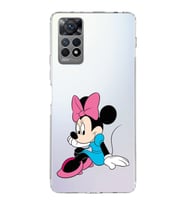 Xiaomi Redmi Note 11 Pro Uyumlu Kapak Minnie Mouse Tasarımlı  Şeffaf Kılıf