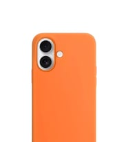 Apple iPhone 17 Liquid Lansman Silikon Kılıf Enerji Turuncusu