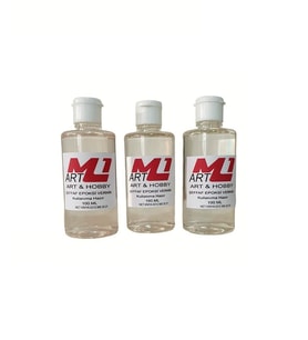 M1 ART Şeffaf Epoksi Vernik 100.ml X 3 ADET