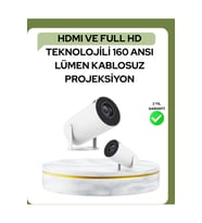 Yüksek Çözünürlükli 130 İnç Full HD ve 4K Destekli Projektör