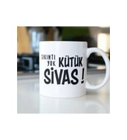 Sıkıntı Yok Kütük Sivas Kupa Bardak (Beyaz)