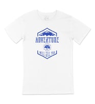 Mavi Adventure Will Kill You Tişört