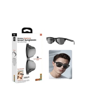 Unisex Bluetooth 5.3 HIFI Çift Hoparlörlü Akıllı UV HD Güneş Gözlüğü - Dokunmatik Kontrol