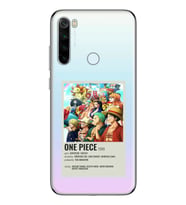 Redmi Note 8 Uyumlu One Piece Desenli Şeffaf Telefon Kılıfı