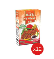 Sıra Çiğ Köfte Seti Etsiz 12 x 500 Gr ( 12 Adet )