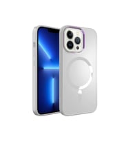 Apple iPhone 12 Pro Uyumlu Kılıf M-safe Wireless Şarj Özellikli Zore Stil Kapak (Koyu Yeşil)