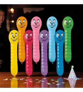 50 ADET VIP YÜKSEK KALİTE RENKLİ TIRTIL BALON BASKILI 1 METRE TIRTIL BALON RENKLİ İTALYAN MALI BALON
