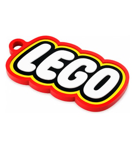 Lego Yazılı Anahtarlık Sert Plastik Oyuncak Temalı Anahtarlık Aksesuar