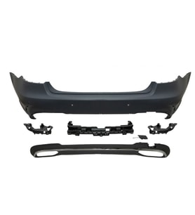 MERCEDES E SERİSİ W212 UYUMLU DÜZ AMG ARKA TAMPON 2014-2016