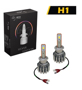 Mega Oto Market Slim Led Silver Edition Xenon Far Lambası Beyaz Renk 2S H1 Soket ile Uyumlu
