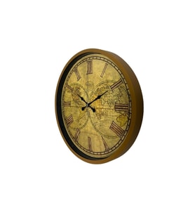 Kahverengi Vintage 36 Cm Duvar Saati (Standart)