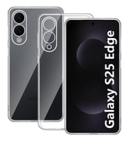 Samsung Galaxy S25 Edge Kılıf Lüx Şeffaf Silikon