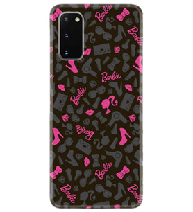 Samsung A02S A03S A10 A12 A13 A21S A22 Kılıf Desenli Silikon Barbie and Shoes 1413