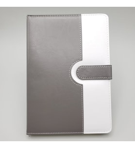 Tarihsiz Ajanda Defter Beyaz Gri Renk