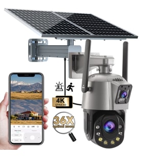 Modem Ve Kamera 2si Bir Arada Üretim 36X Optik Zoom Çift Kameralı Solar Kamera Seti