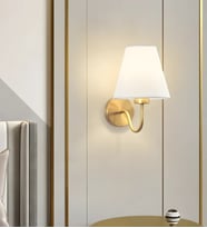 Delfina Şapkalı Duvar Aplik 3266-W26-5S-MX (Eskitme Altın)