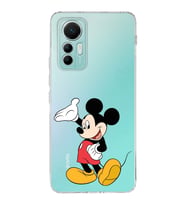 Xiaomi Mi 12 Lite Uyumlu Kapak Mickey Mouse Tasarımlı Şeffaf  Silikon Kılıf