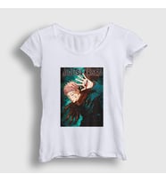 Presmono Kadın Beyaz Anime Jujutsu Kaisen T-Shirt 130793tt