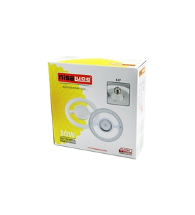 NİSALUCE EAMP-059/KB  MİKA KRİSTAL PLASTİK CAM   SİMİT MODEL  LED AMPUL  30W   E27   BEYAZ=6500K   2700 LUMEN (5343)