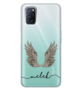 Oppo Wing Tasarımlı Şeffaf Telefon Kılıfı