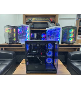 Rampage 4757 R5-7500F 32GB 1TB RTX5070 12GB Beyaz OEM Oyuncu Kasası