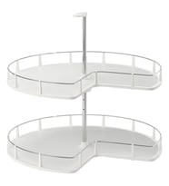 Köşe alt dolap rafı, 88 cm